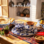 Service à Café Fleurs Bleu – Image 3
