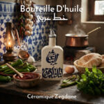 Bouteille D'huile Rectangle Calligraphie Fait Main – Image 4