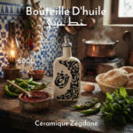 Bouteille D'huile Rectangle Calligraphie Fait Main – Image 7