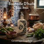 Bouteille D'huile Rectangle Calligraphie Fait Main – Image 6